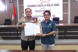 PT. Telkom Indonesia Tbk Laksanakan Kerjasama Dengan Polres Soppeng