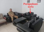 Kacau Sofa di Ruangan Kepala UPT PBAPL Belum Dibayar ?