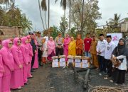 Wujud Empati Polres Soppeng dan Bayangkari