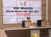 OMP Polres Soppeng Gelar Anev