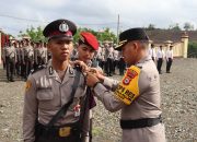 Kapolres Soppeng Pimpin upacara Latihan Kerja Siswa SPN