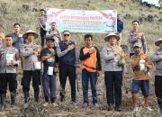Polres Soppeng Dukung PKPN dengan Penanaman Palawija