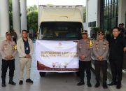 Polresta Manado Kawal Distribusi Logistik