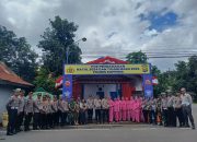 Kapolres Soppeng dan Ketua Bhayangkari Tinjau Pos Pengamanan Operasi Lilin 2024