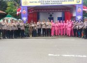 Kapolres Soppeng Tinjau Posko Pengamanan Nataru dan Salurkan Bantuan untuk Korban Banjir