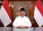 Presiden Prabowo Ucapkan Selamat Idulfitri 1446 H