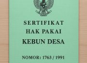Redaksi Minta Konfirmasi BPN Terkait Status Tanah Eks Kebun Desa di Masewali