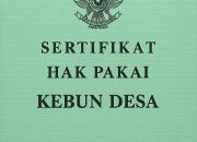 Redaksi Minta Konfirmasi BPN Terkait Status Tanah Eks Kebun Desa di Masewali