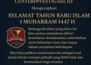 Pimpinan Redaksi Centerinvestigasi.id Ucapkan Selamat Tahun Baru Islam 1 Muharram 1447 H