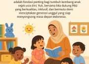 Membangun Generasi Unggul Dimulai dari PAUD: Pemerintah Dorong Pendidikan Anak Usia Dini yang Berkualitas dan Inklusif