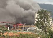 Kebakaran di Smelter PT CNI Kolaka, Tiga Pekerja Terluka