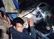 Mobil Cayla Kecelakaan di Jembatan Amamotu, Ibu Hamil Selamat