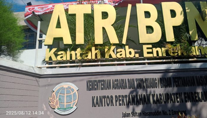BPN Enrekang Bungkam Soal Konfirmasi Media Investigasi