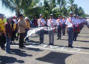 Lomba Gerak Jalan Warnai HUT RI ke-80 di Desa Tellulimpoe