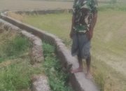 Irigasi di desa Sanrobone Rusak, Petani Kecewa