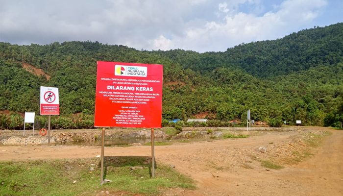 REGULASI BUKAN ALAT PEMBATAS SEPIHAK ,MASYARAKAT SOROTI PAPAN LARANGAN IUP .PT CNI
