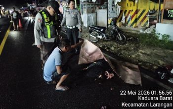 Tabrak Lari di Jalur Pamekasan-Sumenep, Satu Orang Meninggal Dunia di TKP