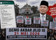 Seruan “Demo Akbar Jilid III” Tuntut Gubernur Kaltim Mundur