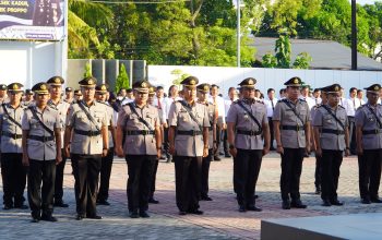 Pimpin Sertijab, Kapolres Pamekasan Minta Pejabat Baru Segera Adaptasi dan Jaga Kamtibmas