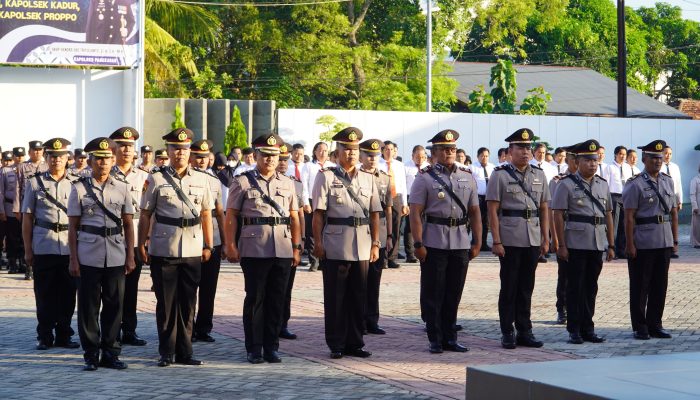 Pimpin Sertijab, Kapolres Pamekasan Minta Pejabat Baru Segera Adaptasi dan Jaga Kamtibmas