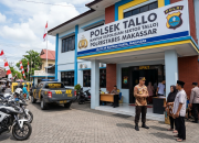 Viral Aksi ‘Perang-perangan’ Bocah di Samping Masjid Syura, Polsek Tallo Ambil Langkah Persuasif