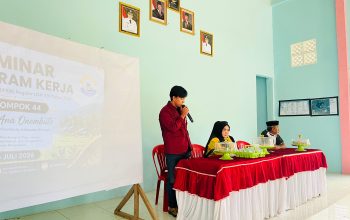 Mahasiswa USN Kolaka Angkatan XIV Kelompok 44 Gelar Seminar Program Kerja di Desa Ana Onembute