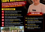 Diduga Tebang Tanaman Warga Tanpa Persetujuan, Masyarakat Blokade Pemasangan Kabel Listrik Menuju PKS PT Gunung Andalan Sukses