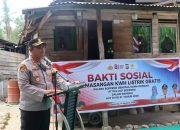 Sambut HUT RI ke-81, Polres Soppeng dan PLN Hadirkan Listrik Gratis Bagi Warga Kurang Mampu