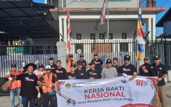 Sambut Dirgahayu Kemerdekaan HUT RI ke 81, LDII Papua Barat Gelar Kerja Bersama Bakti untuk Negeri