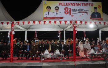 Malam Taptu HUT ke-81 RI di Soppeng Berlangsung Khidmat, Kapolres Pastikan Pengamanan Optimal