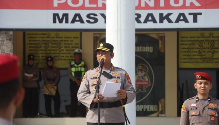 Kapolres Soppeng Pimpin Sertijab 4 Pejabat, Tekankan Integritas dan Adaptasi Wilayah