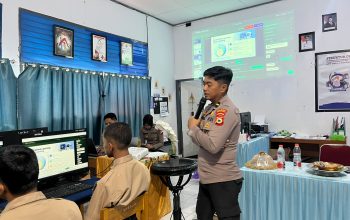 Edukasi AI, Polres Soppeng Sambangi SMKN 4 Soppeng