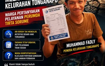 Krisis Air Bersih Melanda Kelurahan Tonganapo, Warga Pertanyakan Pelayanan Perumda Tirta Sorume