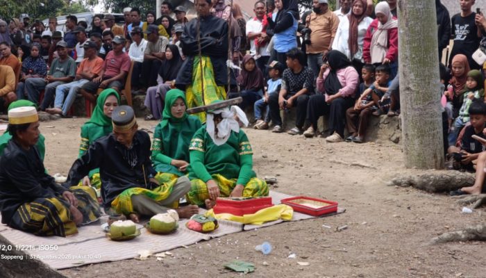 Kapolres Soppeng Hadiri Pesta Adat Mappadendang di Dusun Bera, Tradisi Leluhur Tetap Terjaga