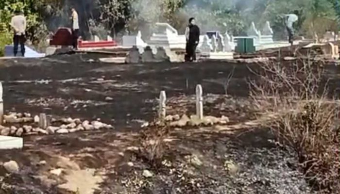 Kebakaran Lahan TPU di Wolulu Kolaka Berhasil Dipadamkan