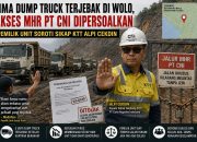 Lima Dump Truck Terjebak di Wolo, Akses MHR PT CNI Dipersoalkan: Pemilik Unit Soroti Sikap KTT PT.CNI