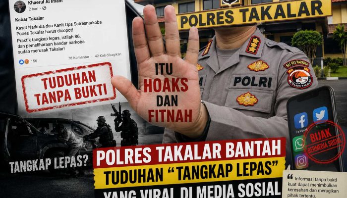 Polres Takalar Bantah Tuduhan “Tangkap Lepas” yang Viral di Grup Facebook Kabar Takalar
