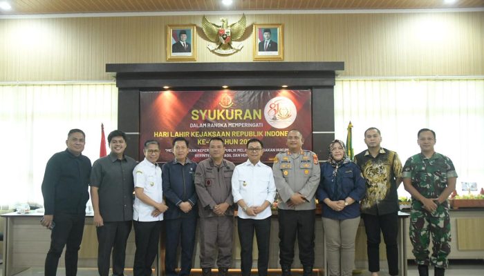 Hadiri Syukuran Hari Lahir Kejaksaan RI ke-81, Kapolres Soppeng Tegaskan Sinergi Antarpenegak Hukum