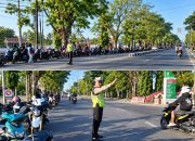 Antrean BBM Mengular hingga 1,5 Kilometer, Satlantas Polres Takalar Atur Arus Lalu Lintas