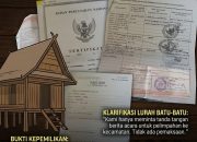 Lurah Batu-Batu Beri Klarifikasi Soal Tanda Tangan dan Penanganan Lahan Riatun
