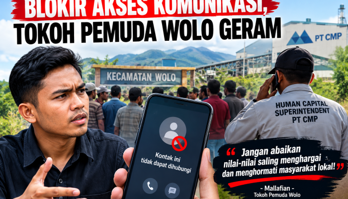 Blokir Komunikasi Jadi Sorotan, Tokoh Pemuda Wolo Desak PT CMP Evaluasi Personel