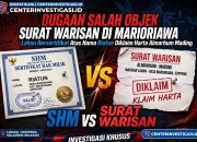 Dugaan Salah Objek Surat Warisan di Marioriawa, Lahan Bersertifikat Atas Nama Riatun Diklaim Harta Almarhum Mading