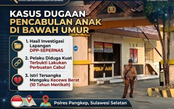 Hasil Investigasi di Pangkep Terkuak: Tim DPP-SEPERNAS Kecewa Tersangka Terbukti Lakukan Pencabulan