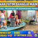 500 Anak Yatim Nikmati Wahana Gratis di Pasar Malam Sedangdang