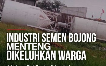 Sentralisasi Industri Semen di Bojong Menteng Picu Protes Warga, Kebisingan Truk Berat Ganggu Pemukiman Saban Hari