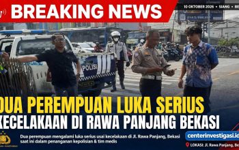 Dua Perempuan Mengalami Luka Serius Akibat Kecelakaan di Jalan Rawa Panjang Bekasi