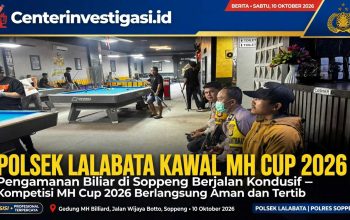 Polsek Lalabata Lakukan Pengamanan Kejuaraan MH Cup 2026, Pastikan Kompetisi Biliar Berlangsung Kondusif