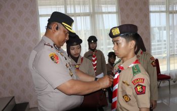 Kapolres Soppeng Kukuhkan Kepengurusan Saka Bhayangkara 2026–2028, Perkuat Pembinaan Generasi Muda