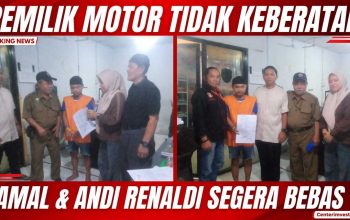 Pemilik Motor Tandatangani Surat Tidak Keberatan, Tim Gabungan Kawal Proses Hukum Jamal dan Andi Renaldi