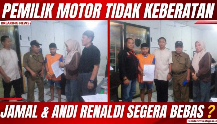 Pemilik Motor Tandatangani Surat Tidak Keberatan, Tim Gabungan Kawal Proses Hukum Jamal dan Andi Renaldi
